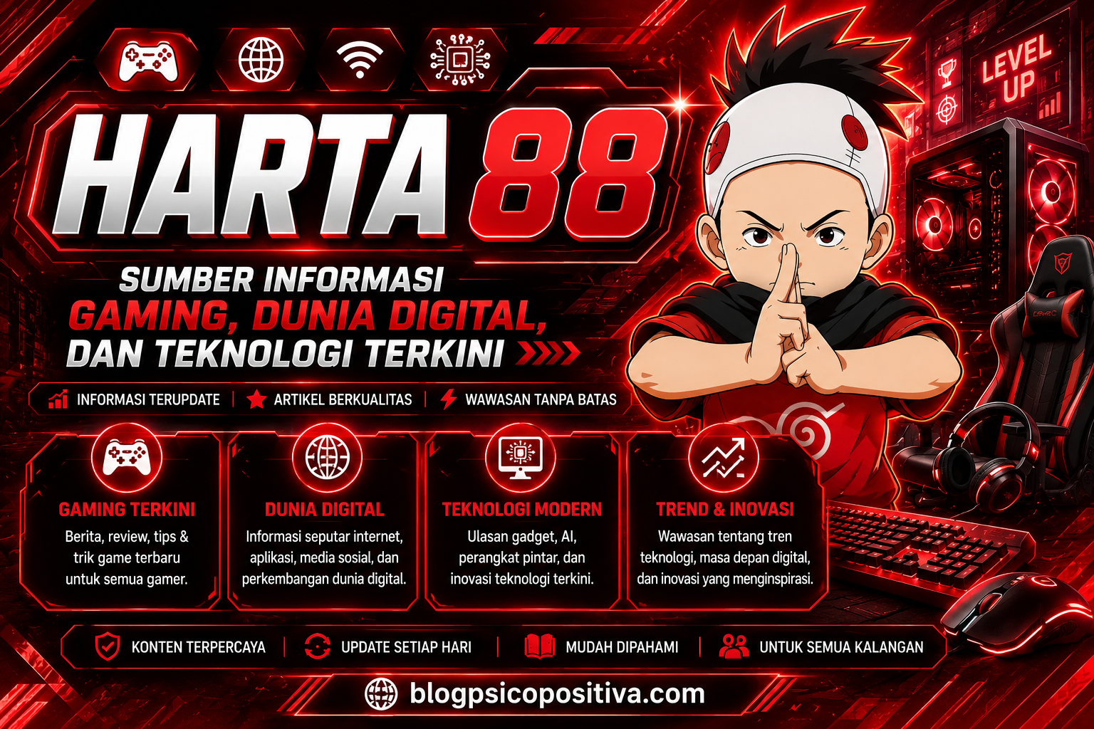 HARTA88 | Sumber Informasi Gaming, Dunia Digital, dan Teknologi Terkini